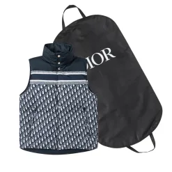 Hochwertige Dior Weste im weißen Printstil