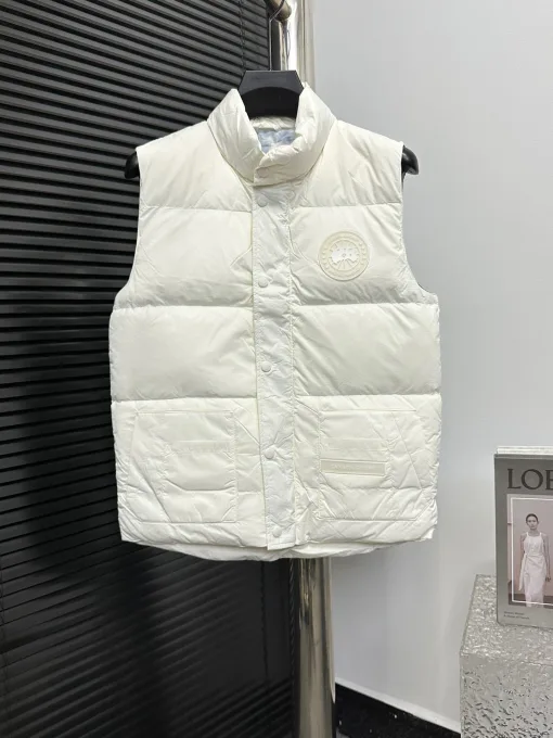 Luxusweste von Canada Goose Weiß Luxus