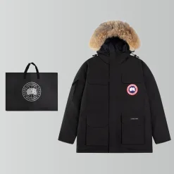 Hochwertige Canada Goose Mäntel Weiß Polyester Klassisch Luxus
