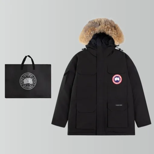 Hochwertige Canada Goose Mäntel Weiß Polyester Klassisch Luxus