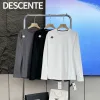 Bestseller Descente Langarmshirt im schwarzen Logo-Stil