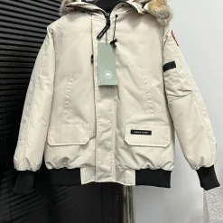 Luxus Canada Goose Mäntel Weiß Luxus