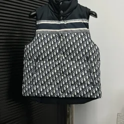 Hochwertige Dior Weste Weiß Logo Kollektion
