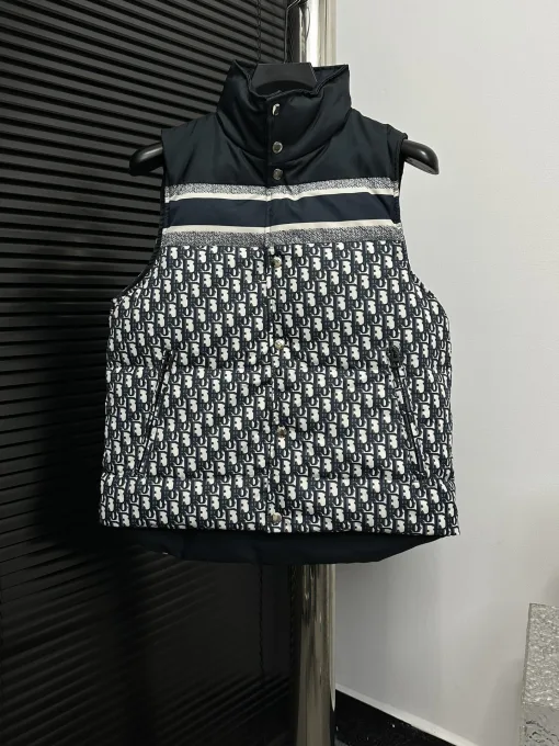 Hochwertige Dior Weste Weiß Logo Kollektion