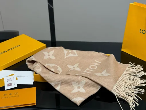 Premium Louis Vuitton Schal Wolle Monogramm Kollektion