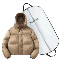 Hochwertige Moncler Jacken Schwarz Nylon Luxus
