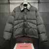 Hochwertige Miu Miu Jacken Schwarz Leder Retro Luxus