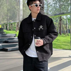 Hochwertige Chrome Hearts Jacken, weiße elegante Kollektion