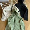 Luxus-Mantel von Stone Island Schwarz Solid Luxury