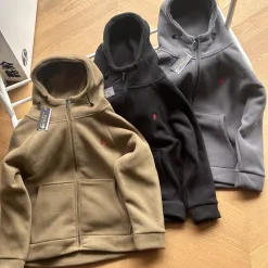 Bestseller Ralph Lauren Jacken Schwarz Fleece Retro Style