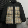 Luxus-Daunenjacke von Burberry aus weißem Nylon, klassische Kollektion