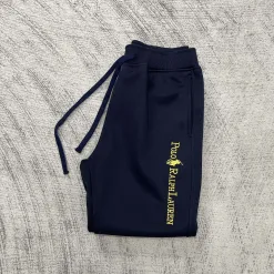 Premium Qualität Ralph Lauren Jogginghose Navy Logo Luxus