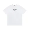 Hochwertiger Dior Kurzarm Schwarz Klassischer Stil