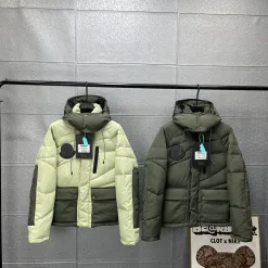 Premium Qualität Moncler Jacken Grün Nylon Luxus
