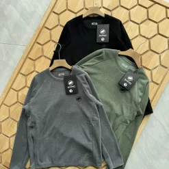 Premium Mammoth Daunenjacken Black Fleece Checkered Collection