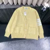 Luxus Armani Jacken Weiße Wolle Preppy Kollektion