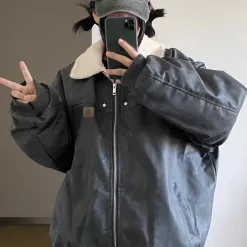 Bestseller Carhartt Lederjacken Braun Leder Vintage Kollektion
