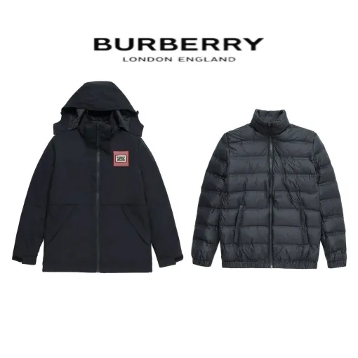 Hochwertige Burberry Jacken Weiß Casual Style