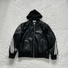 Premium Adidas Mäntel Leder Logo Kollektion