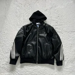 Premium Adidas Mäntel Leder Logo Kollektion