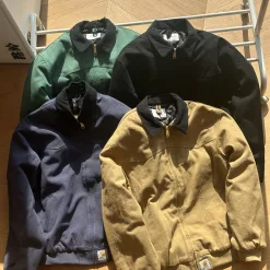 Bestseller Carhartt Jacken Black Cotton Solid Kollektion