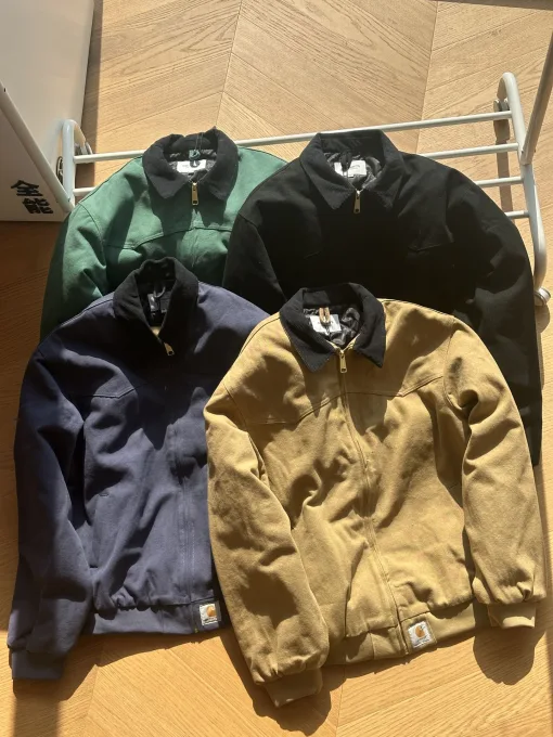 Bestseller Carhartt Jacken Black Cotton Solid Kollektion