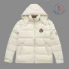 Luxus Moncler Daunenjacke Weiß Nylon Atmungsaktiv Luxus