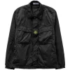 Premium Stone Island Langarmshirt Sky Nylon Solid Kollektion