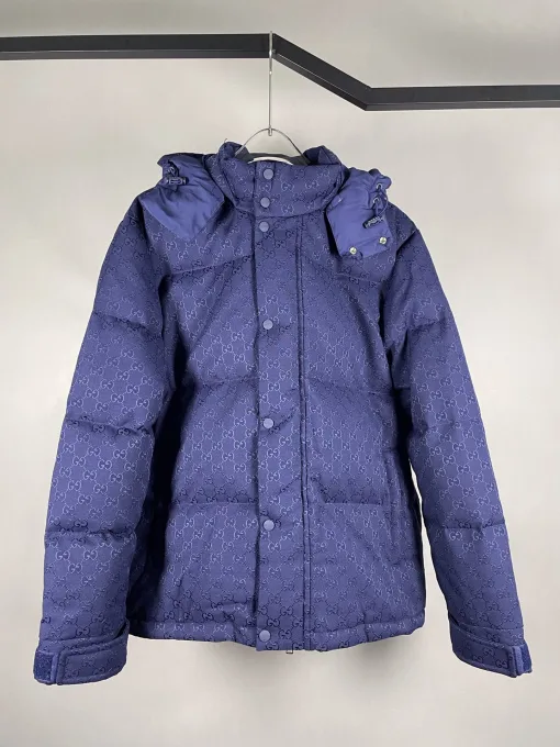Premium Gucci Langarm-Kollektion aus blauem Canvas