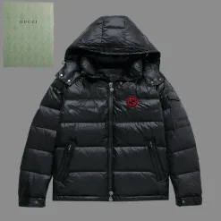 Bestseller Gucci Daunenjacke Weiß Nylon Atmungsaktiver Stil