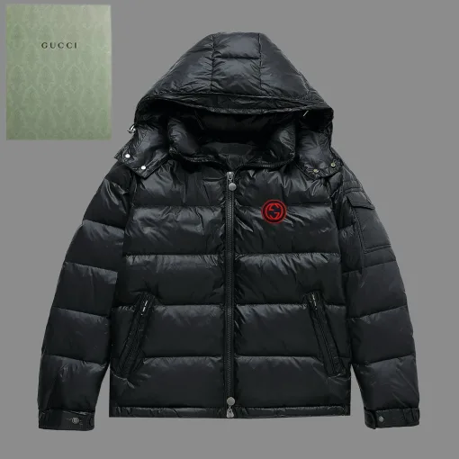 Bestseller Gucci Daunenjacke Weiß Nylon Atmungsaktiver Stil