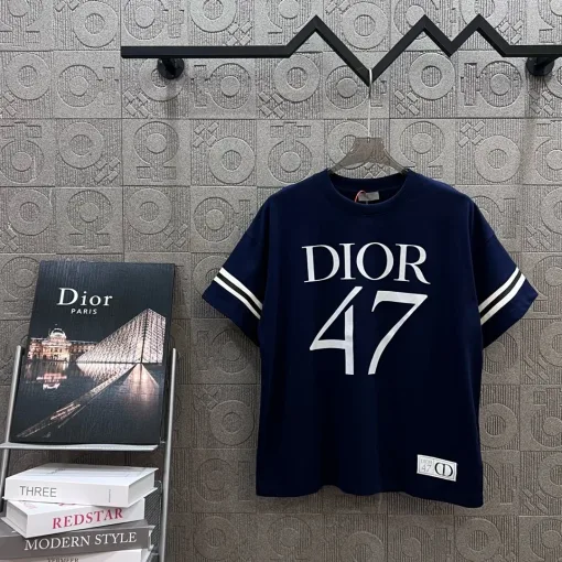 Bestseller Dior Kurzarm Baumwolle Klassisch Luxus
