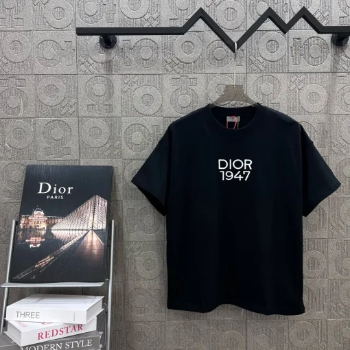 Premium Dior Kurzarm Baumwolle Klassischer Stil