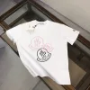 Luxus-Kollektion mit kurzen Ärmeln aus schwarzer Baumwolle von Moncler
