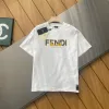 Hochwertige Fendi-Kollektion mit kurzen Ärmeln und schwarzer Baumwolle