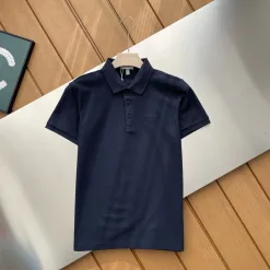 Luxus Dior Kurzarm Schwarz Baumwolle Atmungsaktiv Luxus