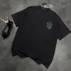Premium Qualität Chrome Hearts Kurzarm Schwarz Baumwolle Gradient Kollektion