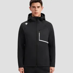 Bestseller Descente Jacke Schwarz Polyester Klassischer Stil