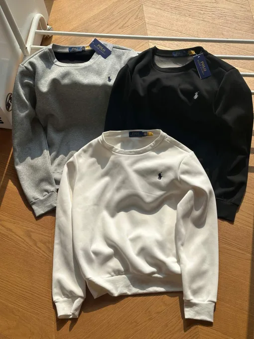 Bestseller Ralph Lauren Hoodie Schwarz Fleece Casual Style