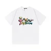 Hochwertiges Louis Vuitton Kurzarm-Logo-Shirt aus weißer Baumwolle