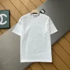 Luxus Louis Vuitton Kurzarm Schwarz Baumwolle Logo Stil
