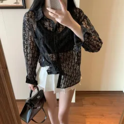 Hochwertiges Dior Shirt Black Print Kollektion
