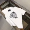 Hochwertige Louis Vuitton Kurzarm-Logo-Kollektion aus schwarzer Baumwolle