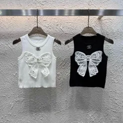 Chanel Weste in Premiumqualität, Weiß, Luxus