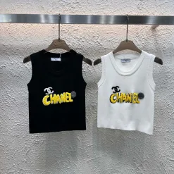 Bestseller Chanel Weste Schwarz Strick Stickerei Kollektion