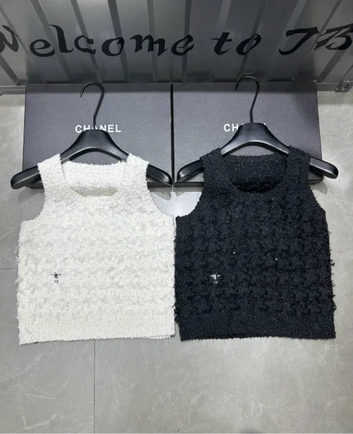 Premium Dior Weste Weiß Bestickte Kollektion
