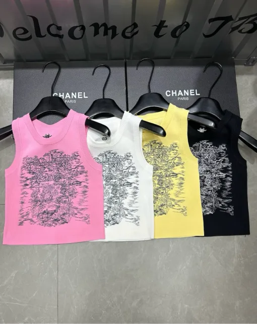 Bestseller Dior Weste Weiß bestickt Stil