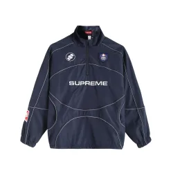 Hochwertiger Supreme Mantel Navy Stickerei Luxus