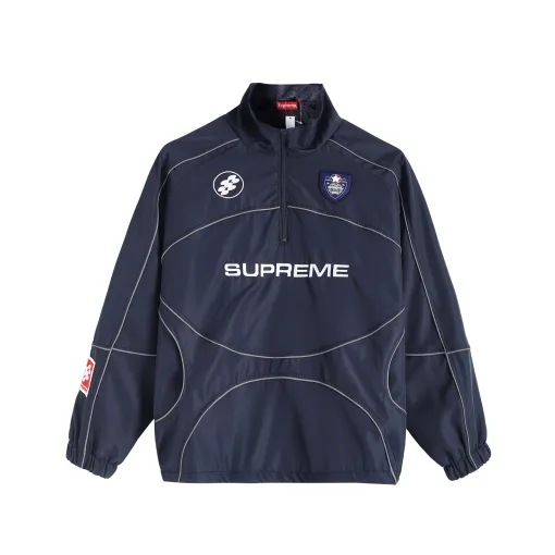 Hochwertiger Supreme Mantel Navy Stickerei Luxus
