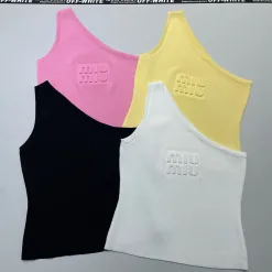 Luxus Miu Miu Weste Rosa Strick Luxus